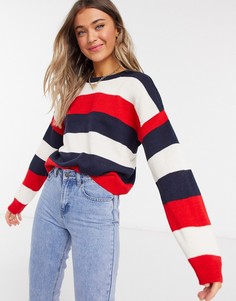 Джемпер в полоску Brave Soul Chess-Разноцветный