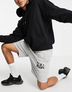 Трикотажные шорты с логотипом True Religion-Серый