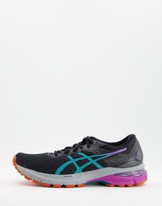 Черные кроссовки для бега по пересеченной местности Asics Running GT-2000 9-Черный цвет