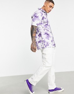 Фиолетовая рубашка с короткими рукавами Dickies Sunburg-Фиолетовый цвет