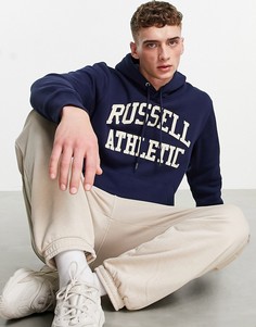 Темно-синий худи Russell Athletic Iconic