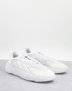 Полностью белые кроссовки adidas Originals Ozelia-Белый