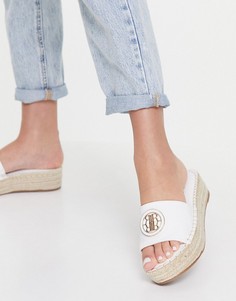 Белые мюли-сандалии River Island-Белый
