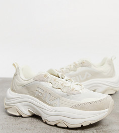 Серовато-белые кроссовки Fila Alpha Ray Linear-Белый