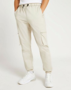 Брюки карго цвета экрю River Island-Белый