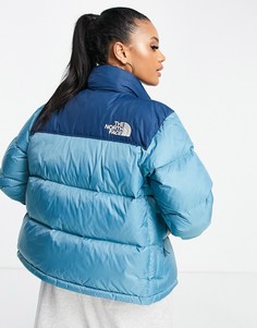 Голубая куртка в стиле ретро The North Face 1996 Nuptse-Голубой