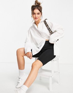 Белая рубашка в винтажном стиле Cotton:On-Белый