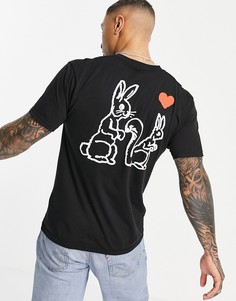 Черная футболка с принтом на спине Vans Summer of Love-Черный цвет