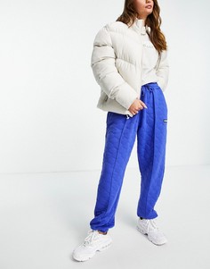 Стеганые джоггеры с фигурным узором кобальтового цвета от комплекта Missguided-Голубой