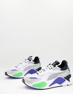 Белые/черные/синие кроссовки Puma RS-X Toys-Черный цвет