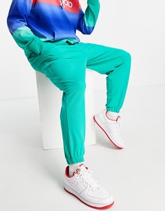 Зеленые oversized-джоггеры из трикотажа пике (от комплекта) ASOS DESIGN-Зеленый цвет