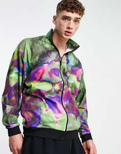 Фестивальная oversized-олимпийка со сплошным принтом (от комплекта) ASOS DESIGN-Разноцветный