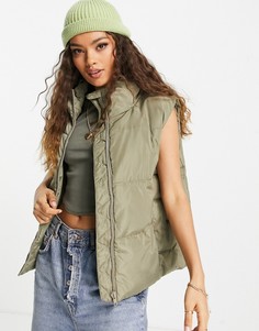 Зеленый жилет New Look Petite-Зеленый цвет