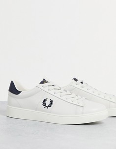 Белые кожаные кроссовки Fred Perry Spencer-Белый