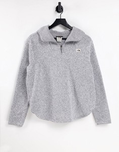 Худи серого цвета The North Face Crescent Popover-Серый