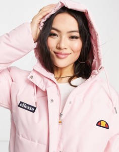 Розовый пуховик ellesse-Розовый цвет