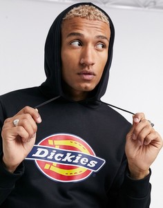 Черный худи с фирменным логотипом в виде подковы Dickies-Черный цвет