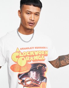 Белая футболка с графическим принтом "A Clockwork Orange" Vintage Supply-Белый