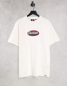 Футболка цвета экрю Dickies Saxman-Белый