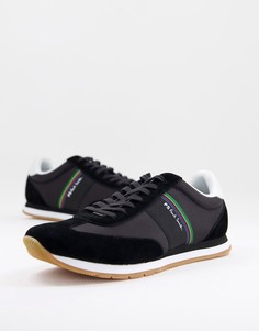 Черные кожаные кроссовки PS Paul Smith-Черный цвет