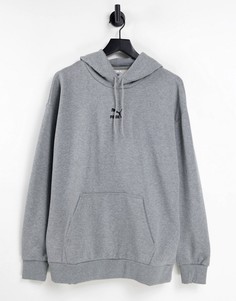 Серый oversized-худи Puma Classics