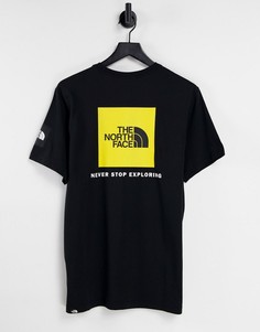 Черная футболка The North Face Black Box Search and Rescue-Черный цвет