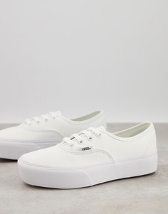 Белые кеды на платформе Vans Authentic 2.0-Белый