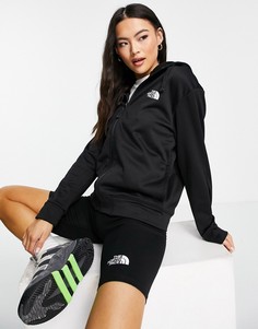 Худи черного цвета на молнии The North Face Exploration-Черный цвет