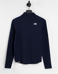 Черный лонгслив The North Face Heritage Label Polar-Темно-синий