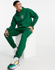 Зеленый худи с надписью "Life in balance" New Balance-Зеленый цвет