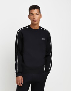 Черный вязаный джемпер от комплекта River Island-Черный цвет