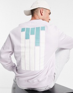 Сиреневый свитшот с принтом New York City Topman-Фиолетовый цвет