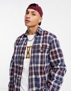 Темно-бордовая рубашка Dickies Cokato-Красный