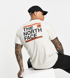 Кремовая футболка The North Face Slice – эксклюзивно для ASOS-Белый