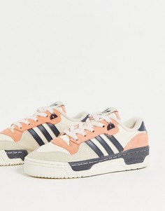 Низкие многоцветные премиум-кроссовки adidas Originals Rivalry-Разноцветный