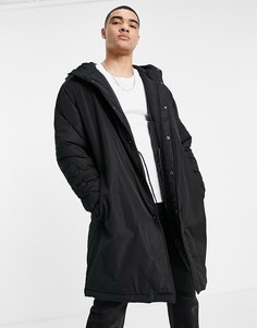 Черная парка ASOS DESIGN-Черный цвет