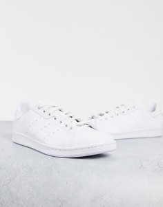 Кроссовки белого и бежевого цветов adidas Originals Stan Smith-Белый
