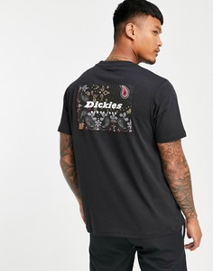 Черная футболка с принтом на спине Dickies Reworked-Черный цвет