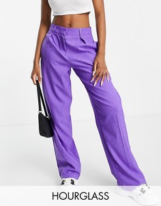 Фиолетовые свободные брюки в мужском стиле ASOS DESIGN Hourglass-Фиолетовый цвет