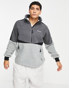 Серый флисовый свитшот с молнией длиной 1/2 Berghaus Houlton