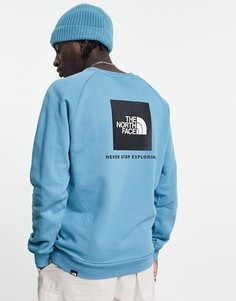 Синий свитшот The North Face Red Box-Голубой