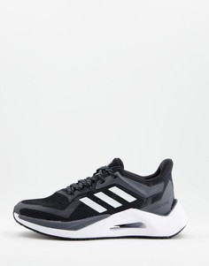 Черные кроссовки с 3 полосками adidas Alphatorsion 2.0-Черный цвет