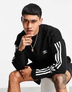 Черный свитшот adidas Originals adicolor-Черный цвет