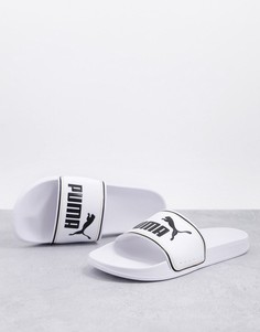 Белые шлепанцы Puma Leadcat-Белый