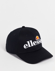 Черная кепка с логотипом ellesse-Черный цвет