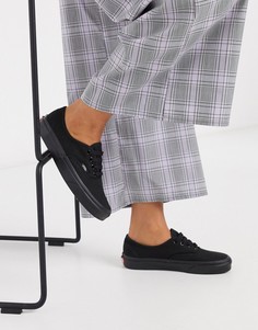 Черные кеды Vans Classic-Черный цвет