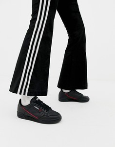 Черные кроссовки adidas Originals Continental 80-Черный