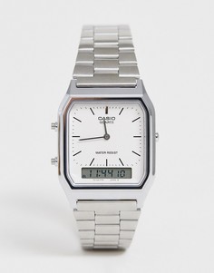Электронные наручные часы Casio-Серебряный