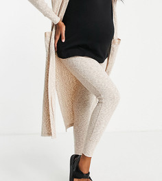 Леггинсы секционной окраски цвета экрю от комплекта River Island Maternity-Белый