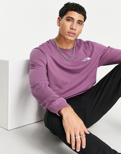 Фиолетовый лонгслив The North Face Simple Dome-Фиолетовый цвет